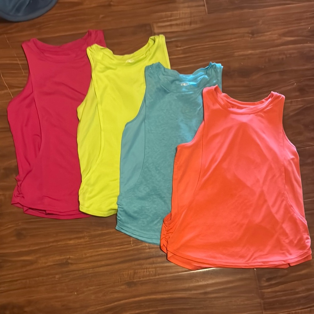 Bright Pink and Yellow Tank Tops for Summer